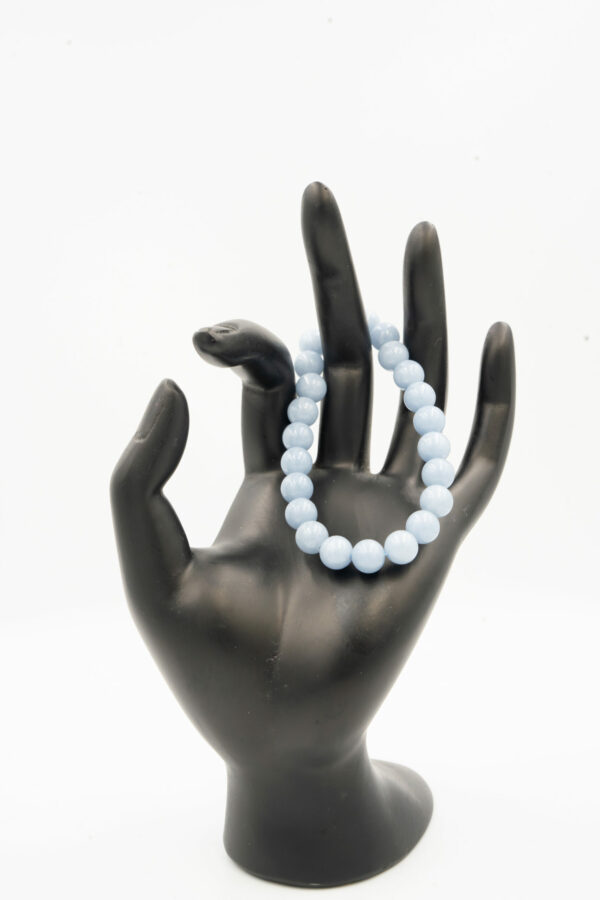 Bracelet en Angélite (Anhydrite)