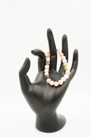 Bracelet en Opale rose des Andes