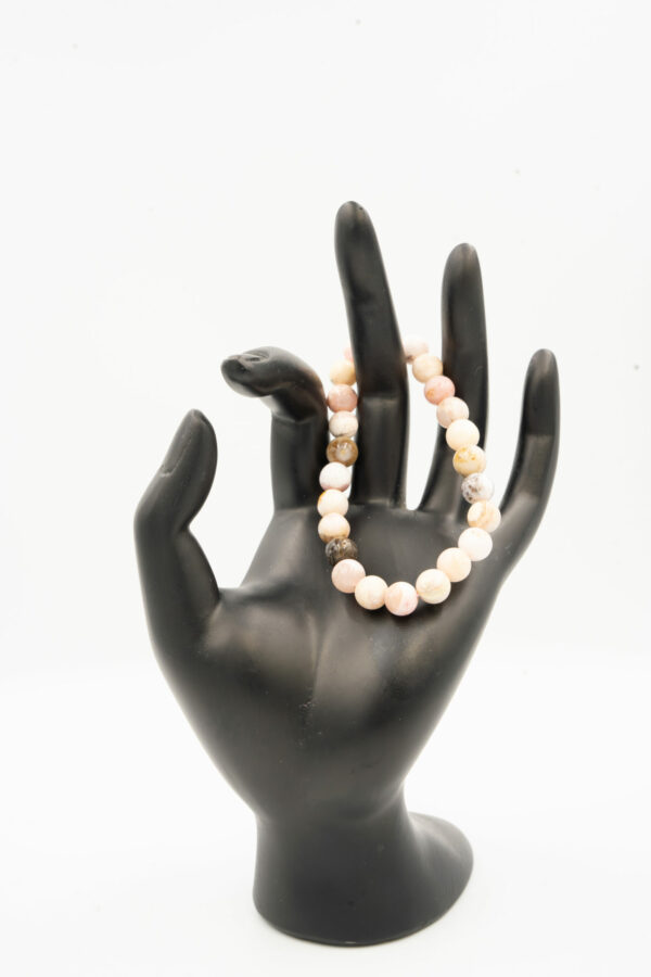Bracelet en Opale rose des Andes