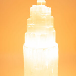 Lampe en Sélénite