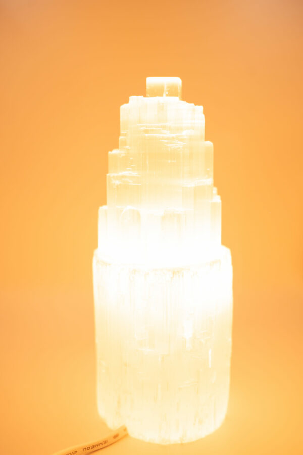Lampe en Sélénite