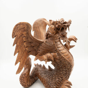 Dragon en Bois d'Indonésie