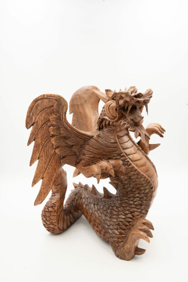 Dragon en Bois d'Indonésie